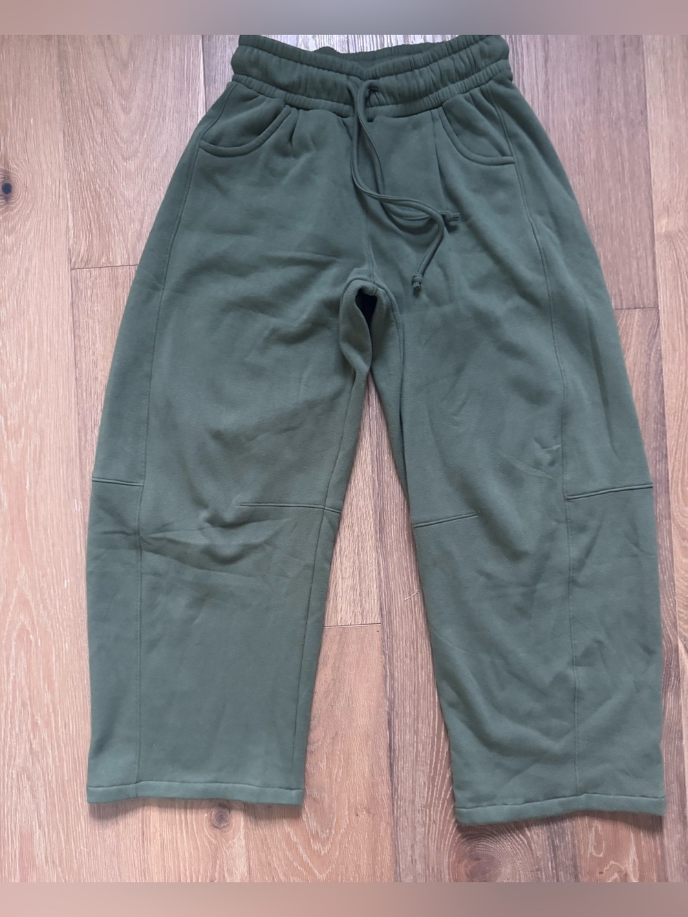 Zenana Barrel Wide-Leg Fleece Pants